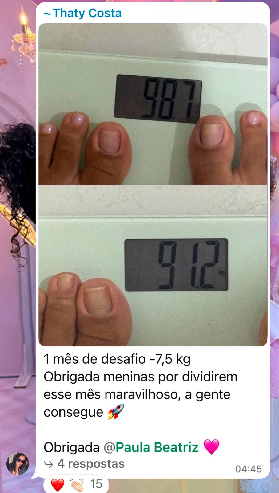 Depoimento em miniatura